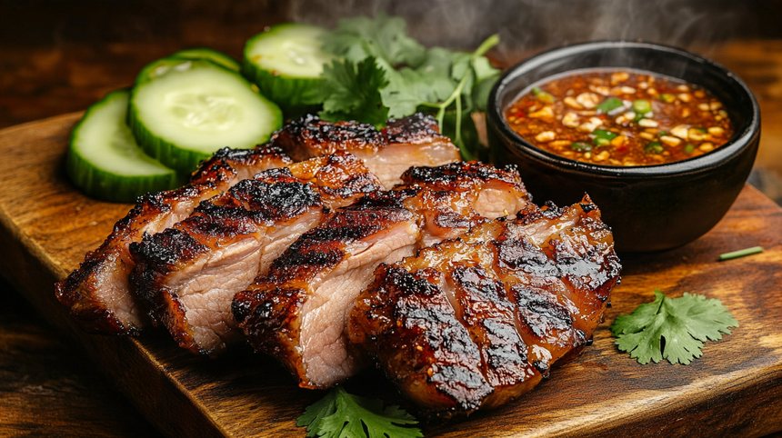泰式烤猪颈肉